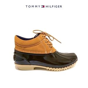 Tommy Hilfiger Water Resistant Booties Ankle Rain Boots Duck Boots Sz 8